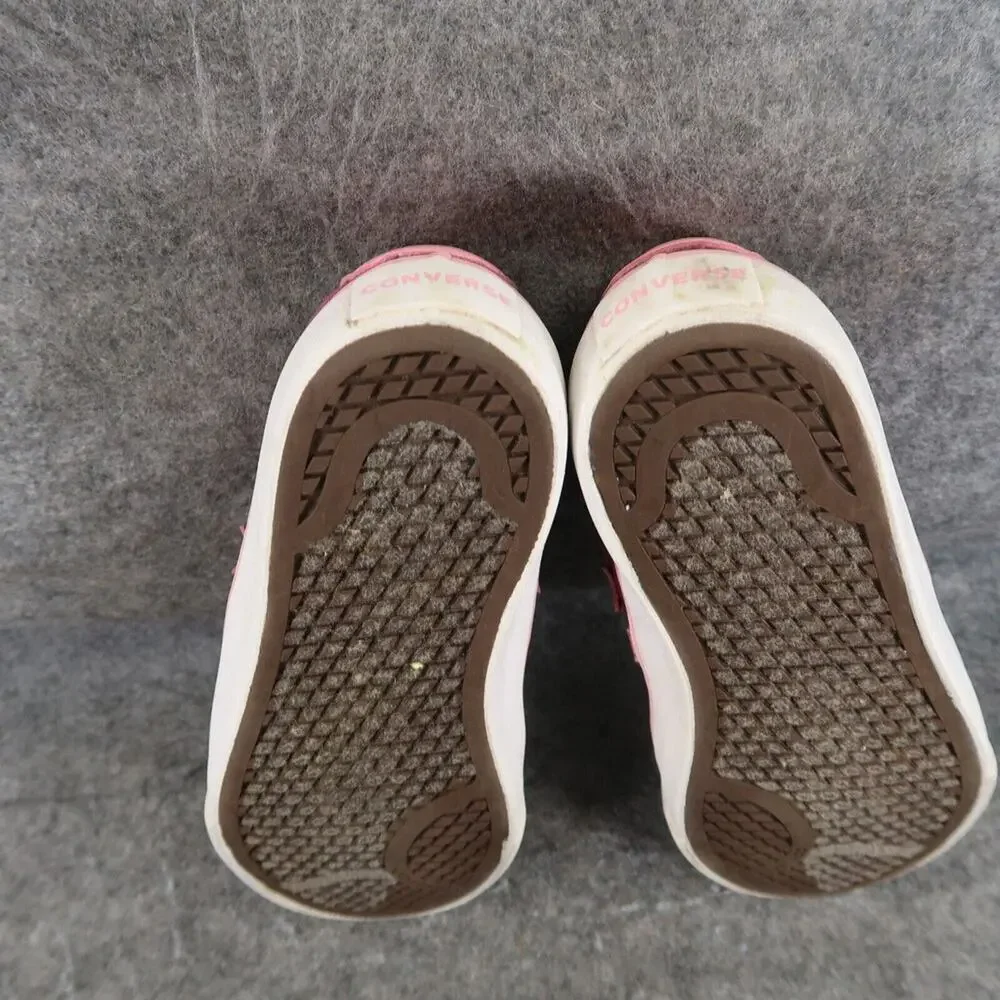 Converse Shoes Kids 12 Sneakers Casual Active Lace Up Pink Low School Walking